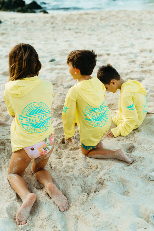 Salty Daze Youth/Toddler Sun Shirt- Sunshine Yellow