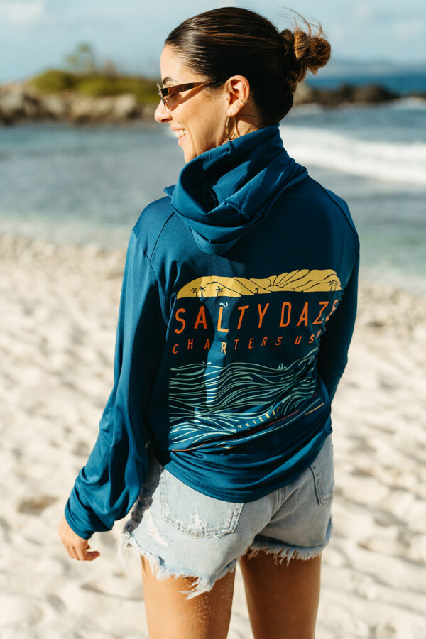 Salty Daze Blue Unisex Sun Shirt